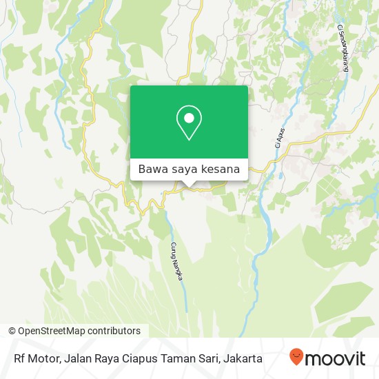 Peta Rf Motor, Jalan Raya Ciapus Taman Sari