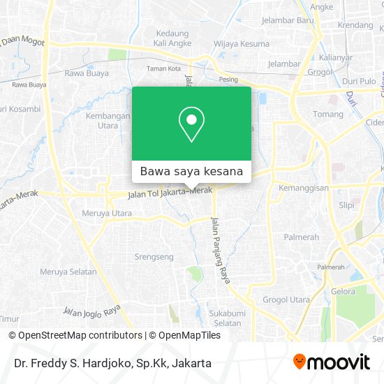 Peta Dr. Freddy S. Hardjoko, Sp.Kk