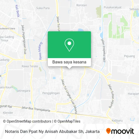 Peta Notaris Dan Ppat Ny Anisah Abubakar Sh