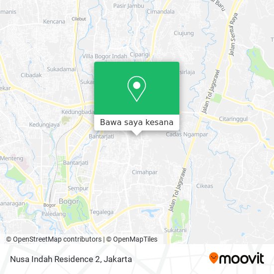 Peta Nusa Indah Residence 2