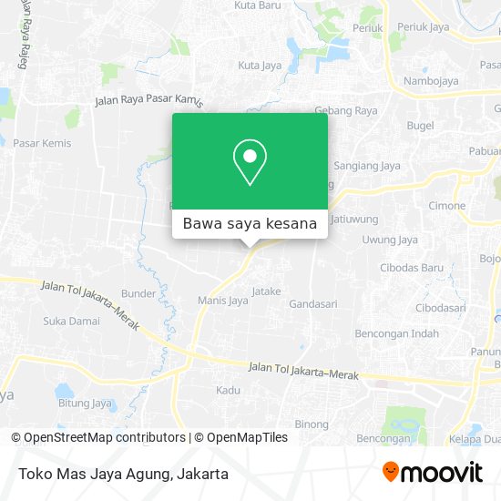 Peta Toko Mas Jaya Agung
