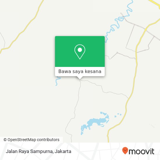 Peta Jalan Raya Sampurna, Cikarang Selatan