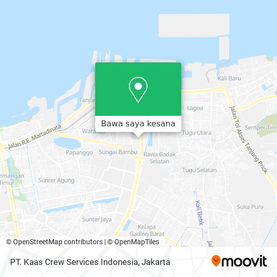 Peta PT. Kaas Crew Services Indonesia