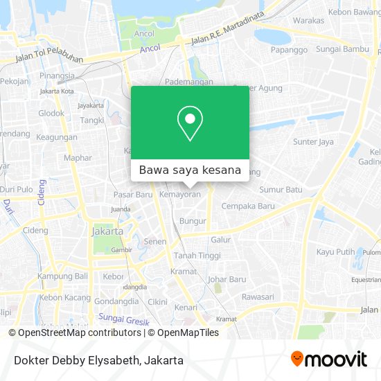 Peta Dokter Debby Elysabeth