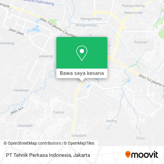 Peta PT Tehnik Perkasa Indonesia