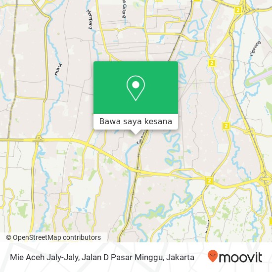 Peta Mie Aceh Jaly-Jaly, Jalan D Pasar Minggu