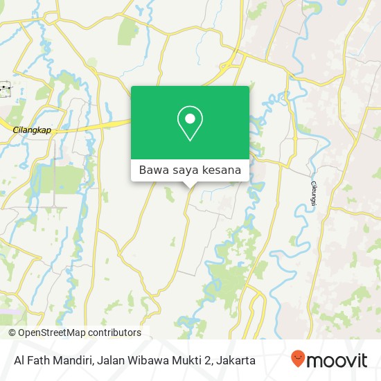 Peta Al Fath Mandiri, Jalan Wibawa Mukti 2