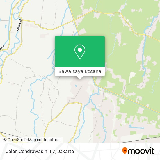 Peta Jalan Cendrawasih II 7