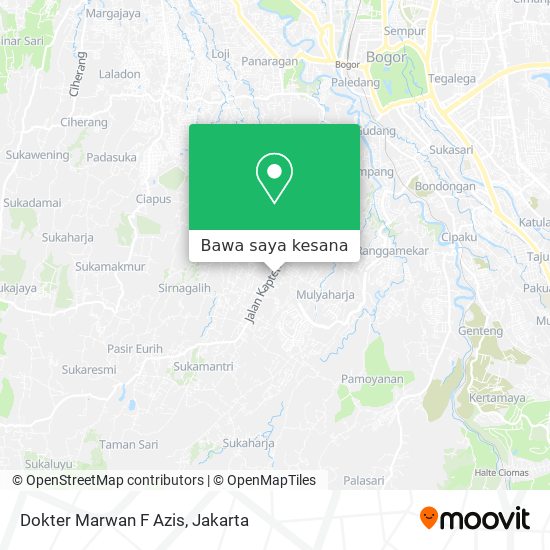 Peta Dokter Marwan F Azis