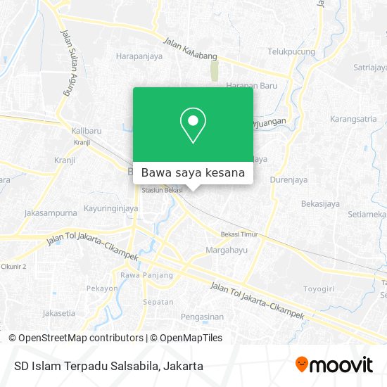 Peta SD Islam Terpadu Salsabila