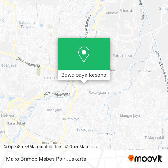 Peta Mako Brimob Mabes Polri