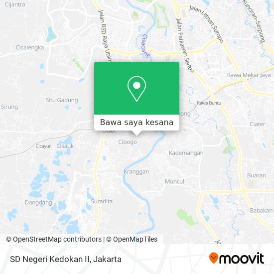 Peta SD Negeri Kedokan II