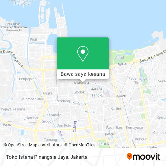 Peta Toko Istana Pinangsia Jaya
