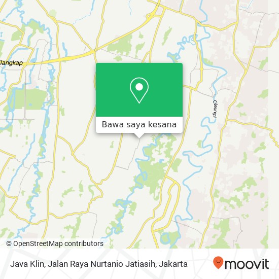 Peta Java Klin, Jalan Raya Nurtanio Jatiasih