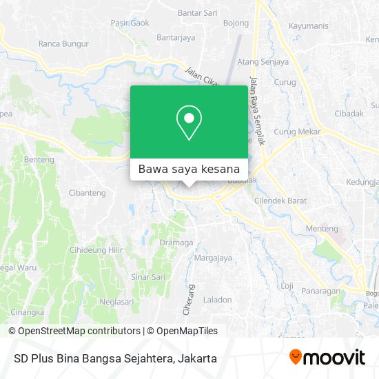 Peta SD Plus Bina Bangsa Sejahtera