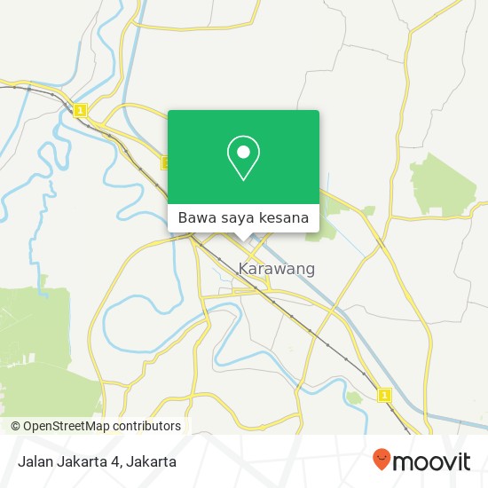 Peta Jalan Jakarta 4, Karawang Barat