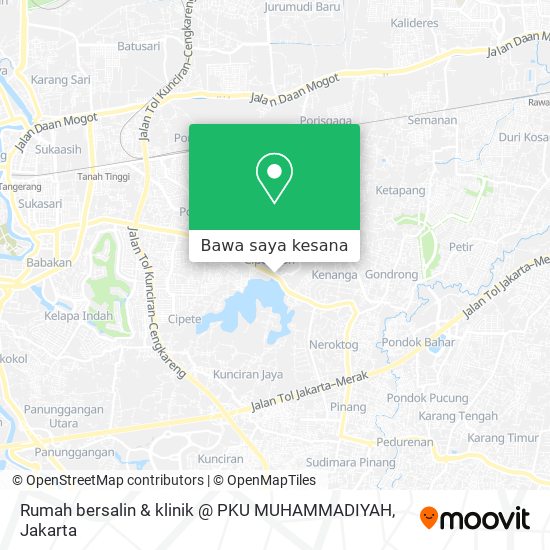 Peta Rumah bersalin & klinik @ PKU MUHAMMADIYAH