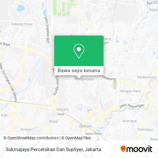 Peta Sukmajaya Percetakan Dan Supliyer