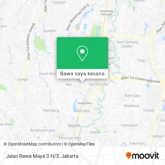 Peta Jalan Rawa Maya 3 H/3