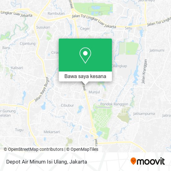 Peta Depot Air Minum Isi Ulang