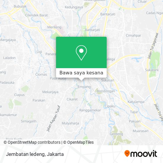 Peta Jembatan ledeng