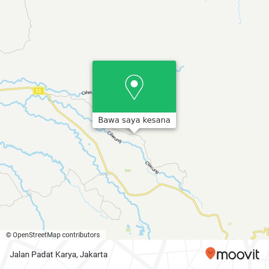 Peta Jalan Padat Karya, Cisarua