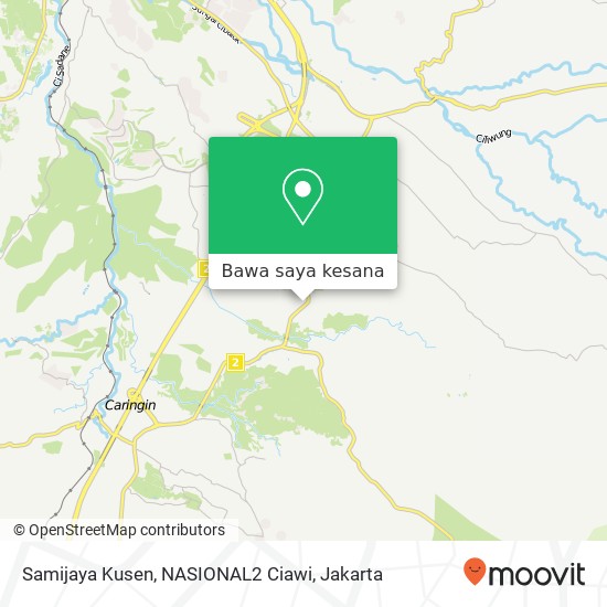 Peta Samijaya Kusen, NASIONAL2 Ciawi