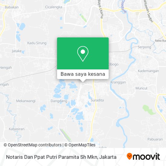 Peta Notaris Dan Ppat Putri Paramita Sh Mkn