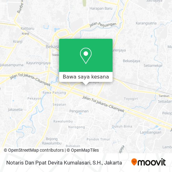 Peta Notaris Dan Ppat Devita Kumalasari, S.H.