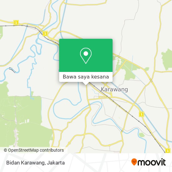 Peta Bidan Karawang