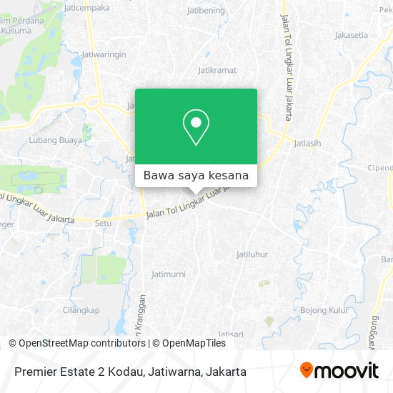 Peta Premier Estate 2 Kodau, Jatiwarna