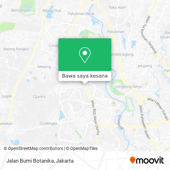 Peta Jalan Bumi Botanika
