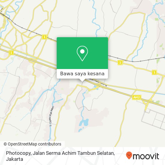 Peta Photocopy, Jalan Serma Achim Tambun Selatan