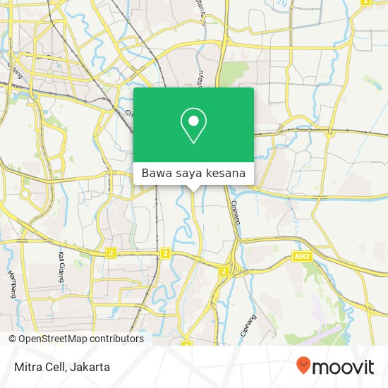 Peta Mitra Cell, Jalan Penghulu Jatinegara