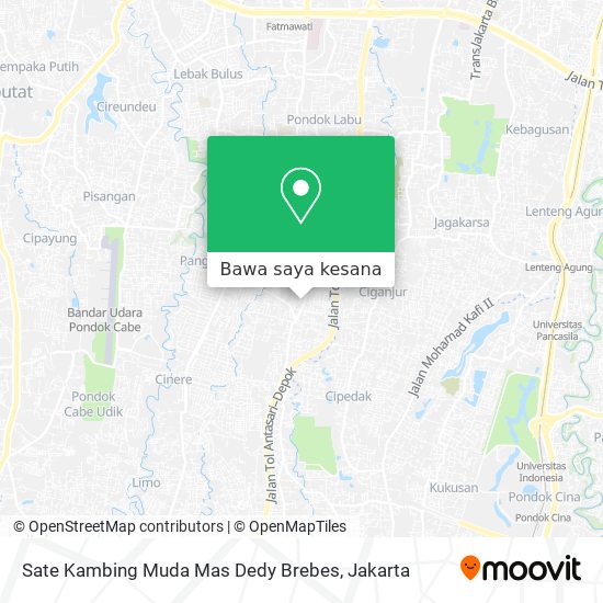 Peta Sate Kambing Muda Mas Dedy Brebes