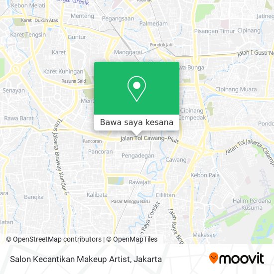Peta Salon Kecantikan Makeup Artist
