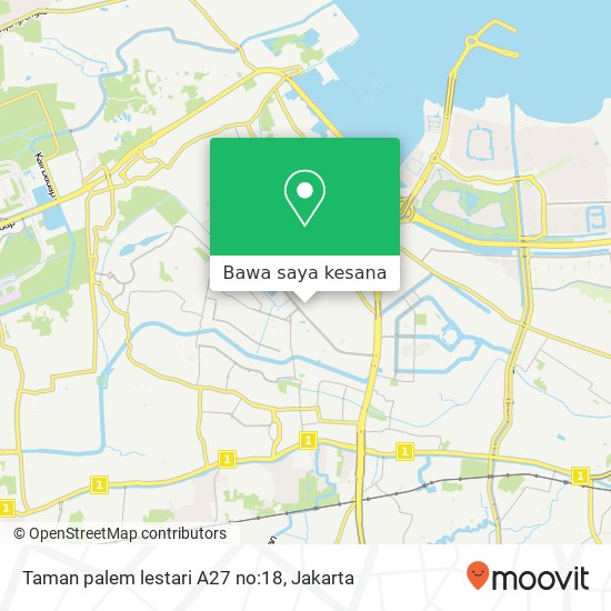 Peta Taman palem lestari A27 no:18