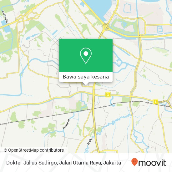 Peta Dokter Julius Sudirgo, Jalan Utama Raya