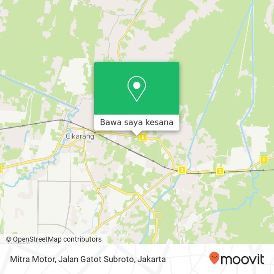 Peta Mitra Motor, Jalan Gatot Subroto