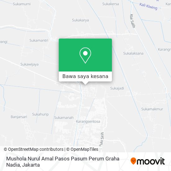 Peta Mushola Nurul Amal Pasos Pasum Perum Graha Nadia