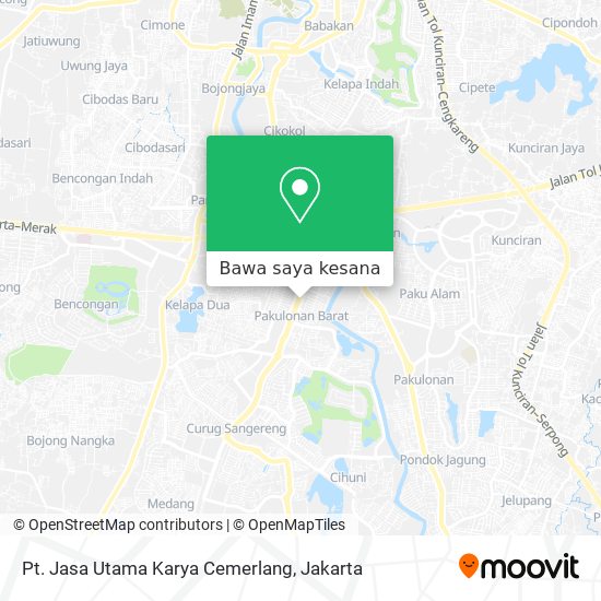 Peta Pt. Jasa Utama Karya Cemerlang