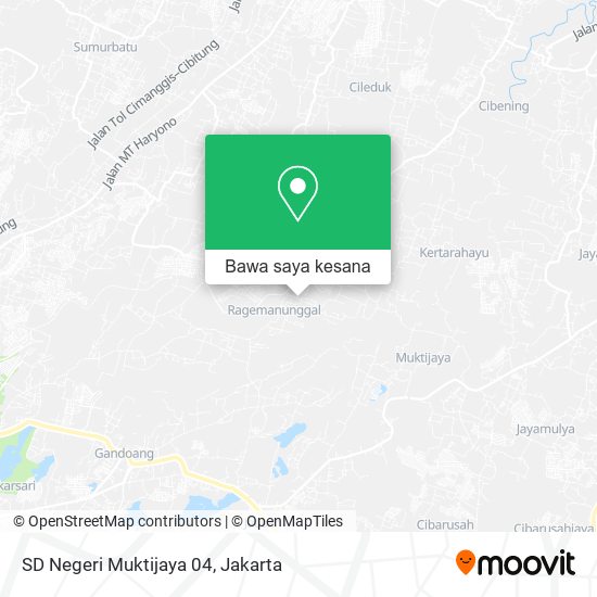 Peta SD Negeri Muktijaya 04, Kp. Cilandak