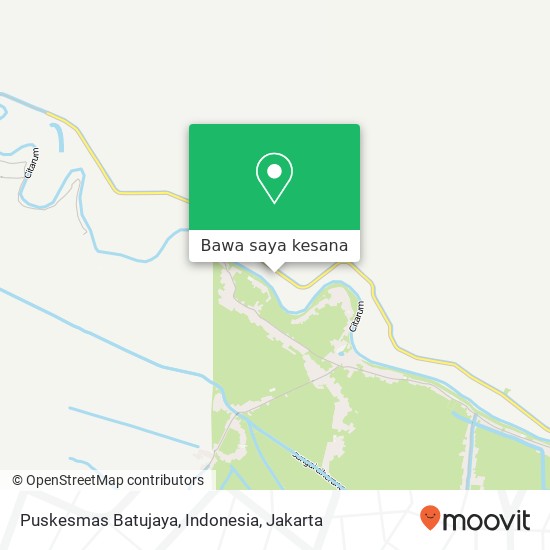 Peta Puskesmas Batujaya, Indonesia
