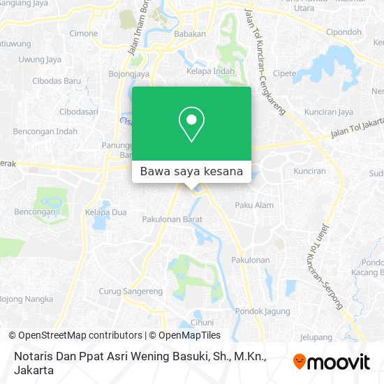 Peta Notaris Dan Ppat Asri Wening Basuki, Sh., M.Kn.
