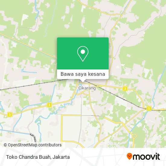 Peta Toko Chandra Buah