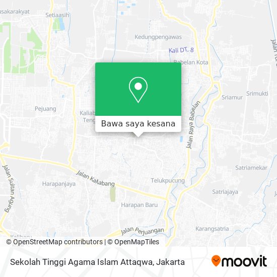 Peta Sekolah Tinggi Agama Islam Attaqwa