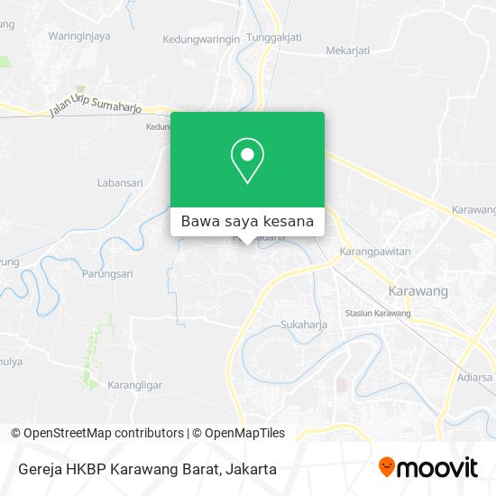 Peta Gereja HKBP Karawang Barat