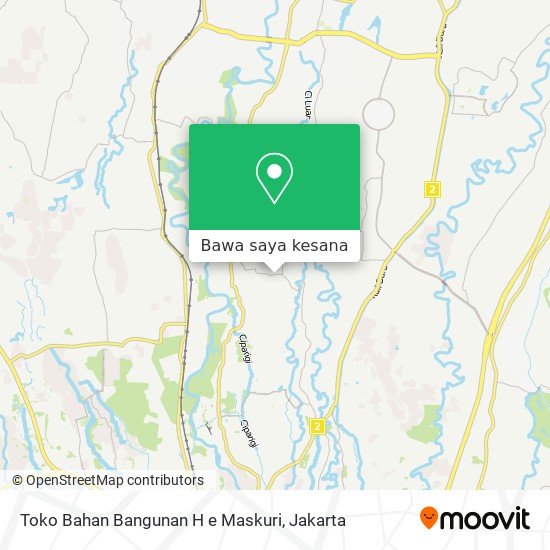 Peta Toko Bahan Bangunan H e Maskuri