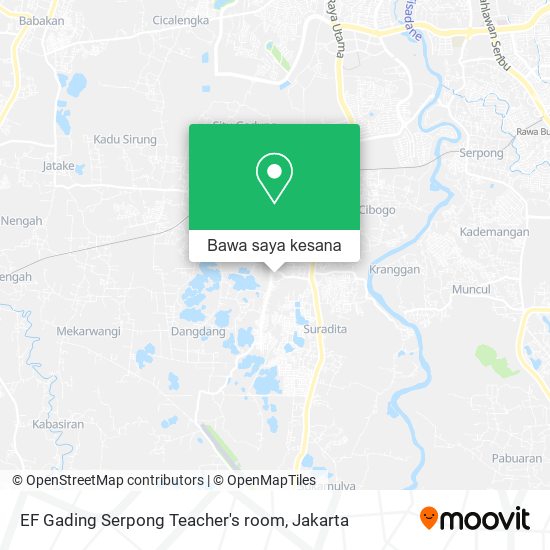 Peta EF Gading Serpong Teacher's room