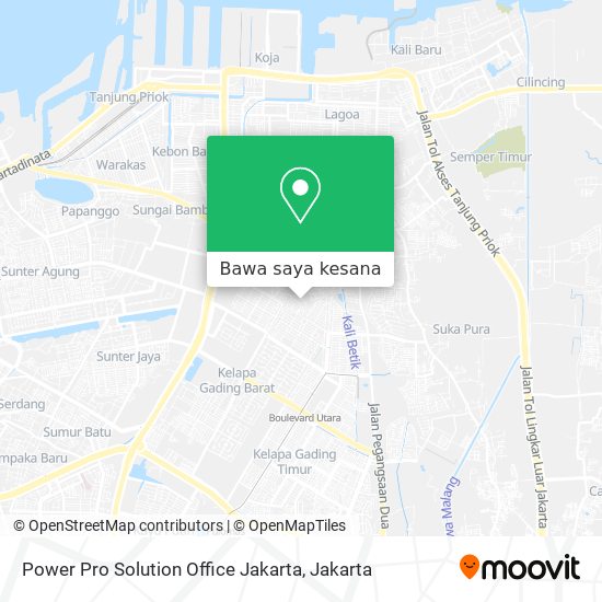 Peta Power Pro Solution Office Jakarta